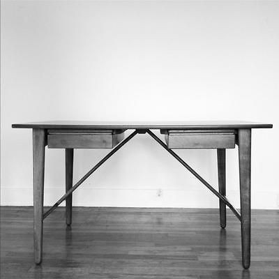   MODERN DANISH TEAK PARTNER DESK/TABLE SVEND & MADSEN HANS WEGNER ERA