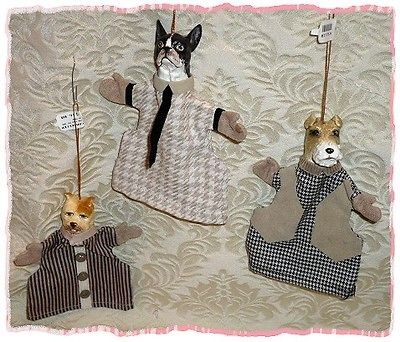 dog finger puppet ornaments wow unique poker any 1