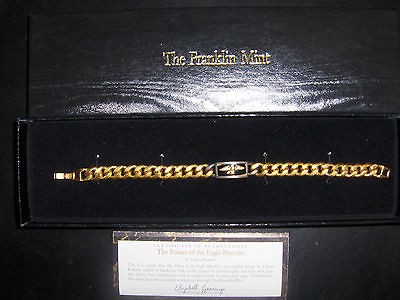 The Franklin Mint  Power of the Eagle Bracelet and matching Eagle Ring