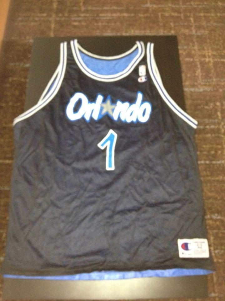 vtg ANFERNEE PENNY HARDAWAY ORLANDO MAGIC CHAMPION reversible jersy 