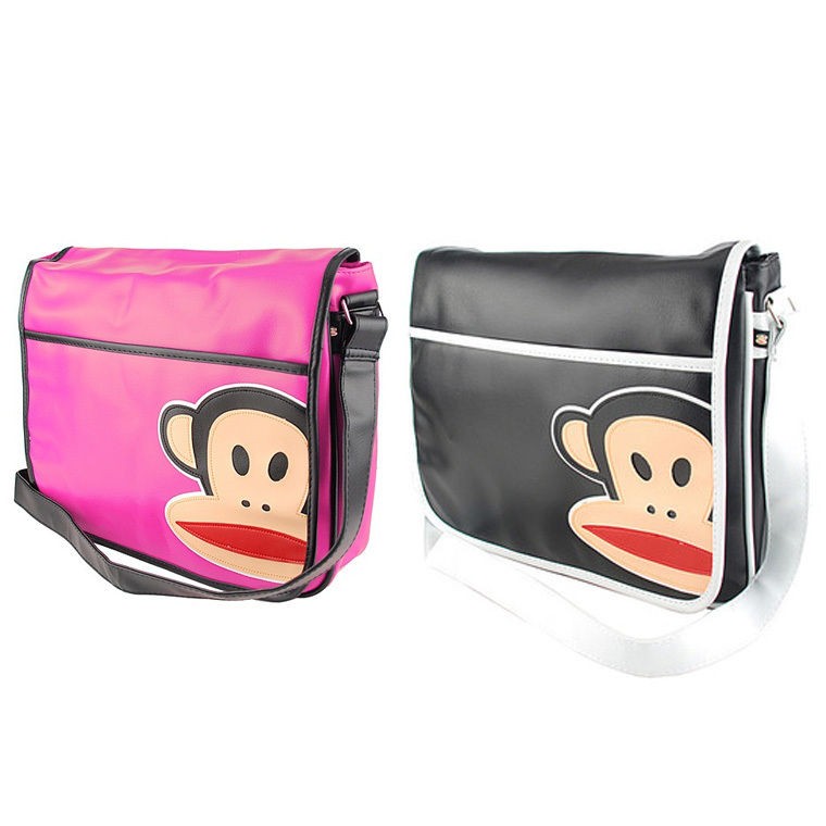 Womens Ladies Girls Paul Frank Designer Branded Messenger Flight Bag 