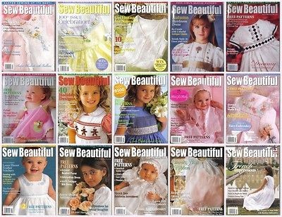 Sew Beautiful Magazine w Martha Pullen w Pattern Embroidery Classic 