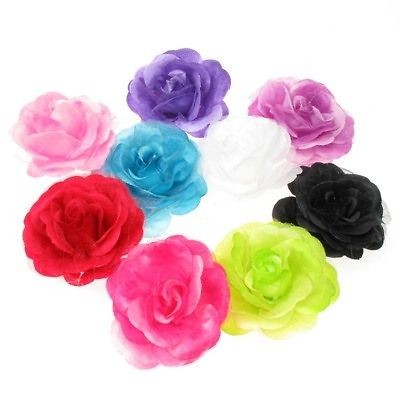   Fabric Flower Corsage 65mm, Jewellery / Hat Making Haberdashery Craft