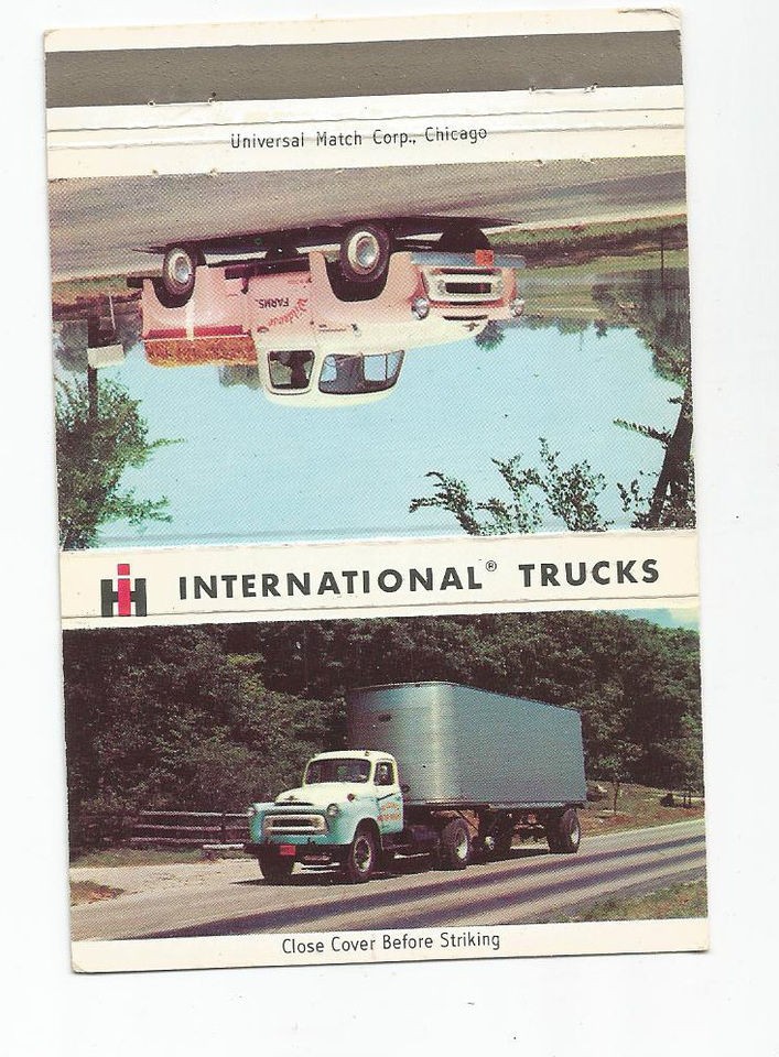 international harvester matchbook matchcover dallas tx  4