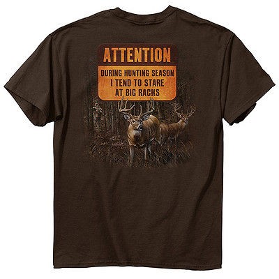 buck wear stare racks t shirt md s s chocolate