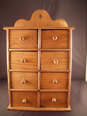 antique primitive apothecary spice cabinet  150 00