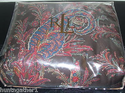 NIP RALPH LAUREN BEDFORD HUNT PAISLEY CAL KING BEDSKIRT~RARE