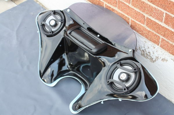 SPEAKERS BATWING FAIRING FOR HARLEY SPORTSTER, FIBERGLASS F10