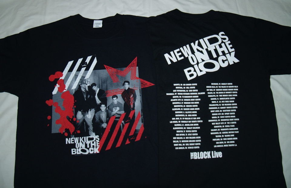 NEW KIDS ON THE BLOCK   Group Photo   T SHIRT S M L XL Brand New