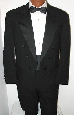 Mens Chaps Ralph Lauren Peak 6 Button Tailcoat Full Dress Wedding 