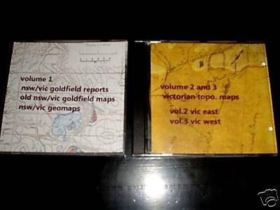 australian gold deposit maps minelab detector operators complete 4 cd