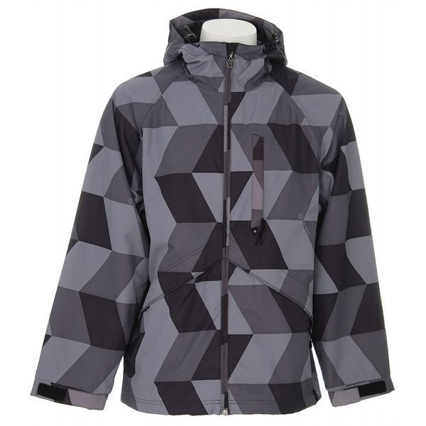 Special Blend Control Ski Snowboard Jacket Black Check Splash Mens