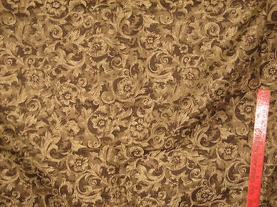 YDS JACQUARD DAMASK LIKE UPHOLSTERY FABRIC GOLD AND BLACK