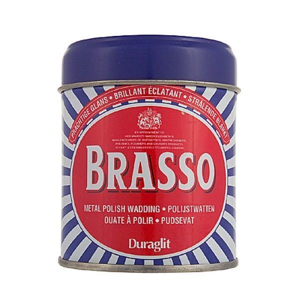 brasso metal chrome copper brass duraglit wadding polish from united