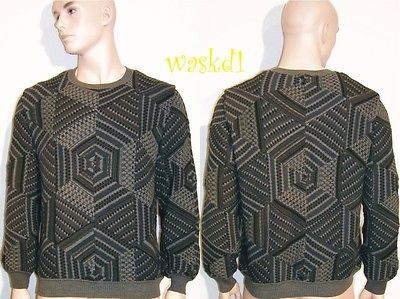 Authentic MISSONI Mens Couture COLLECTABLE gray GILBERTO wool Runway 