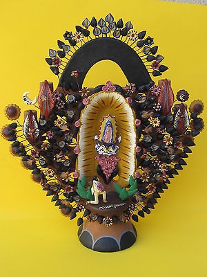 tree of life metepec mexican folk art signed nonato family