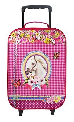   FOREVER Stable Revival Big Trolley Suitcase Bag Horse Holiday NEW