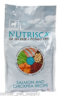 Dogswell Nutrisca Salmon and Chickpea Grain Free Dog Food 4 Pound