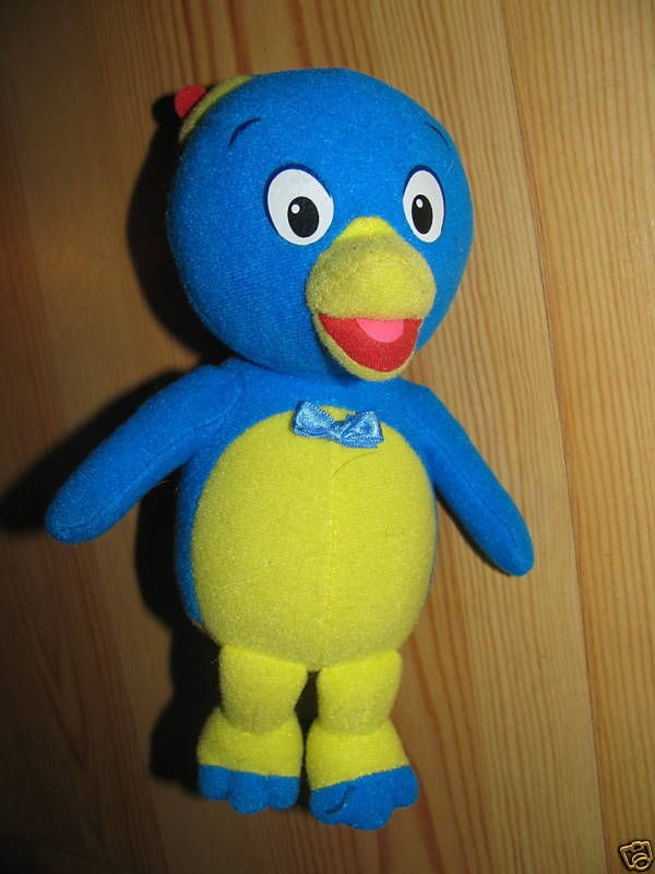 BackYardigans Pablo Penguin Blue Plush Soft Toy Stuffed Animal 2007