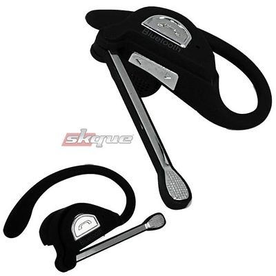 Handsfree Wireless Bluetooth Headset w/ Retractable Mic Euro Plug 