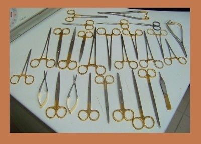 10 PC T/C MINOR MICRO SURGERY SUTURE STUDENT KIT SET W/ TUNGSTEN 