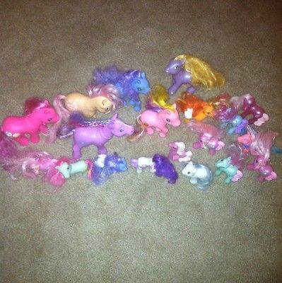 my little pony lot 19 pieces large and small time