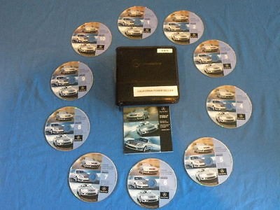 03 04 mercedes sl class r230 cd navigation disks set