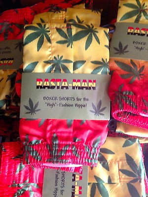 rasta man pot leaf boxer shorts