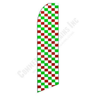 Italian Pizza Swooper Feather Flutter Flag Only Knit Polyester Banner 