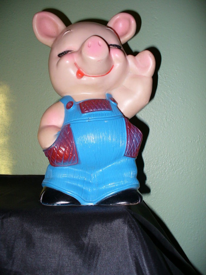 russ berrie co piggy bank dated 1974 