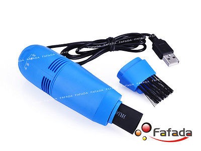 Keyboard Cleaner Mini USB Vaccum Dust Collector Brush For Notebook 