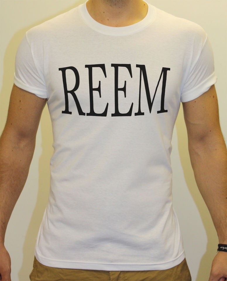 TOWIE REEM NEW TOP FULL PRINT T SHIRT WHITE MENS WOMENS