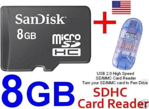 sandisk 8gb 8g microsd sd nokia n82 n95 6110 e90