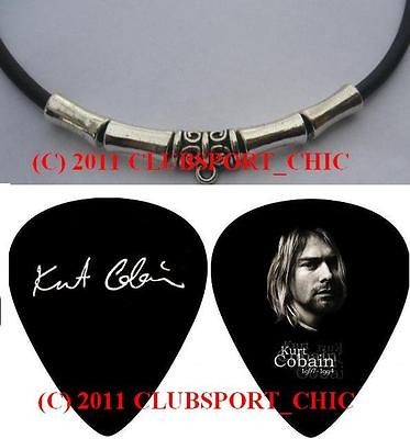 kurt cobain nirvana rip signed guitar pick necklace from australia