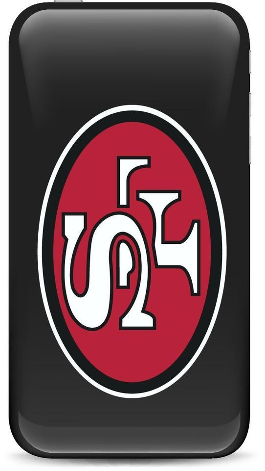 San Francisco 49ers iphone Smart Phone Skin Decal Sticker Graphic 1.5 