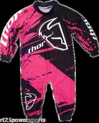 Thor Infant 2013 Pajamas One Piece Pink 18 24 Months Motocross ATV MX