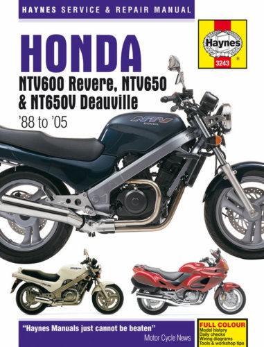 honda ntv600 revere nt400 650 deauville haynes manual from united