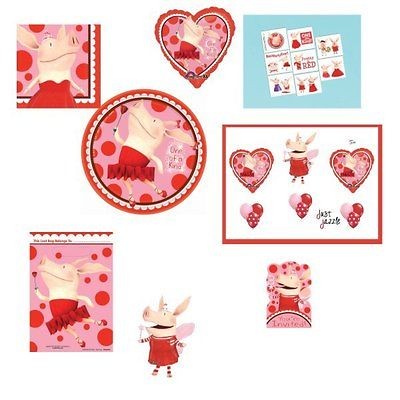 Olivia the Pig Birthday Party Supplies You Pick Plates Balloons Favors 