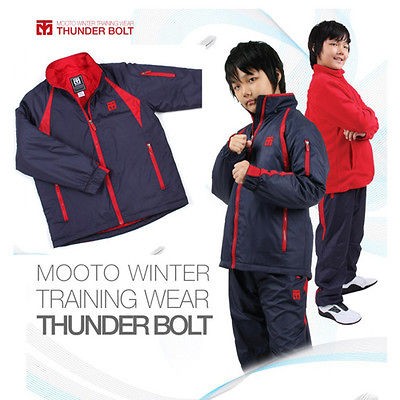 MOOTO MARTIAL ART TAEKWONDO TEAM WARM UP TRAINING SUIT THUNDER BOLT 