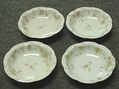 HAVILAND & CO LIMOGES THE PRINCESS 5 1/8 FRUIT BOWLS, VINTAGE, MINT