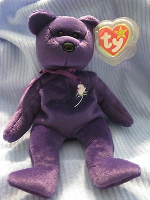 rare ty beanie babies princess diana bear 1997 464 time