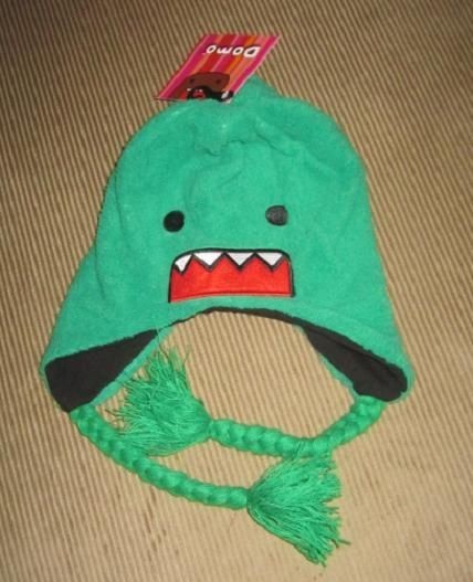 New Go Green SOFT Plush Domo Kun Winter Laplander Ski Hat Anime 