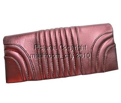 christian louboutin purple sigournette leather clutch