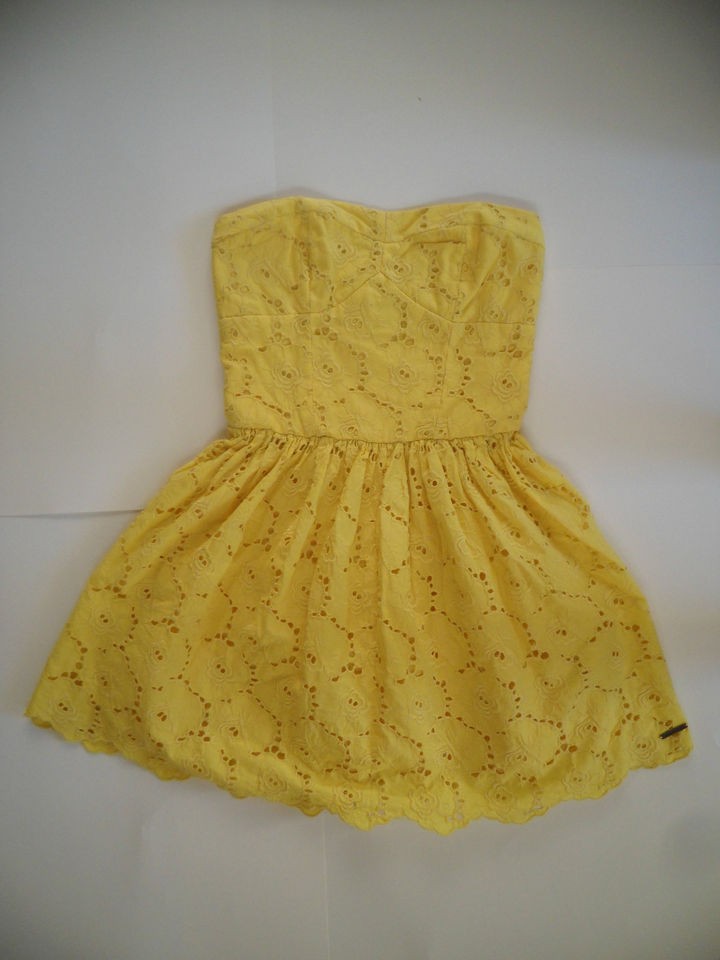 NWT Abercrombie & Fitch (Hollister) summer yellow dress size XS, S, M 