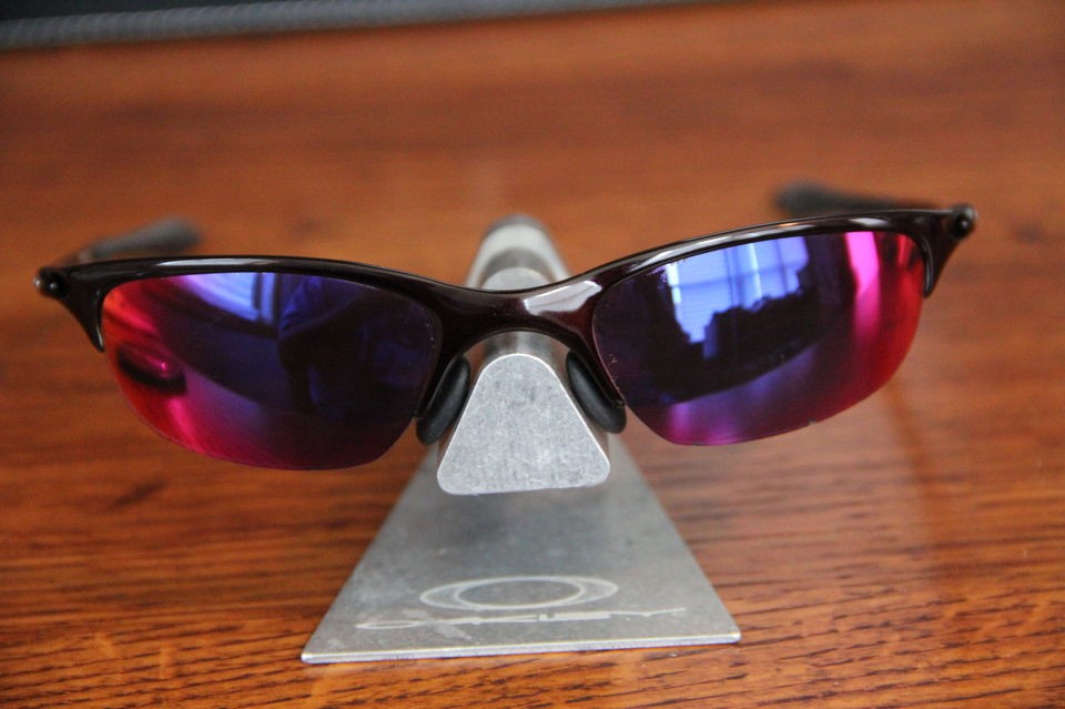 RARE★ Oakley HALF WIRE RED OXIDE FRAME ★★★ +RED IRIDIUM 