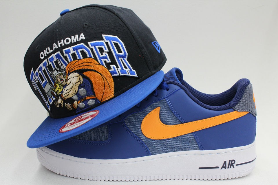 Oklahoma City Thunder Thor Dark Navy Photo Blue Orange New Era 