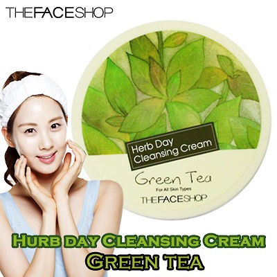 The Face Shop＊Hurb day Cleansing Cream [Green tea] / Korea 