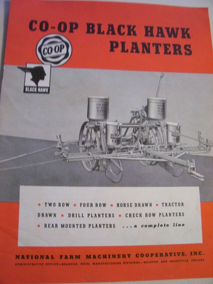 VINTAGE CO   OP ADVERTISING BROCHURE   2 & 4 ROW CORN PLANTERS