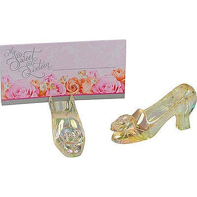 12) Cinderella SLIPPER PLACECARD HOLDERS ~ Bridal Shower Wedding 