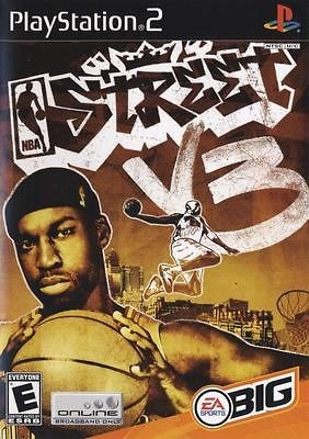 nba street v3 game for play station 2 very nice